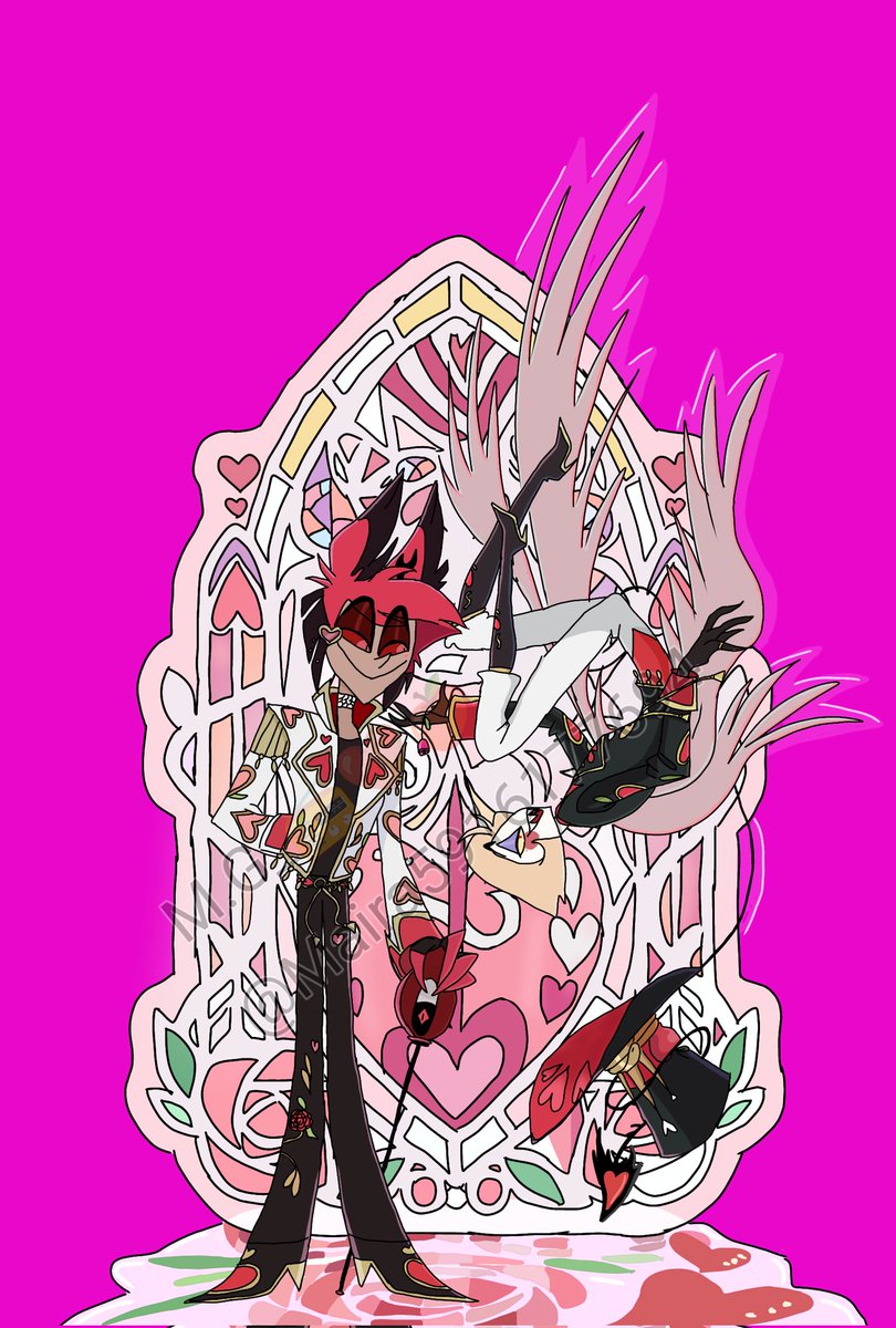 maira5916177694's tweet photo. Valentine's day 📻🍎❤
#HazbinHotel #hazbinhotelvalentinesday #Alastor #lucifer #radioapple #Bambilu #appleradio #alastorxlucifer https://t.co/y42p3hvydF
