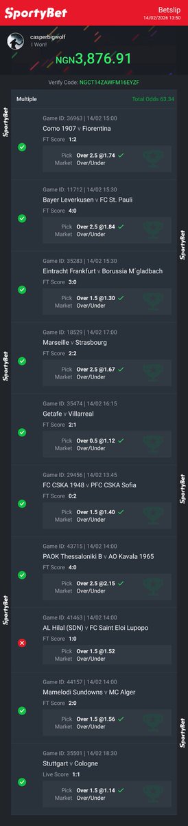 Sportybet watin dae xup