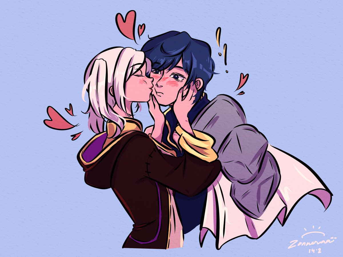 ChroBin for Valentine's Day I got from my darling girlfriend, thank you so much my lovely 🥺💜💙