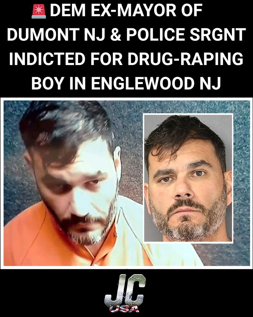 JayCostaUSA's tweet image. 🚨 EVIL - EX-MAYOR of Dumont NJ, FORMER D39 NJ Assembly Candidate AND Jersey City Police SERGEANT was just INDICTED by a GRAND JURY in Hackensack NJ for DRUGGING and RAPING a child!

Andrew LaBruno, 44, of Dumont was ON-DUTY in Jersey City and decided to go on the GRINDR app to…