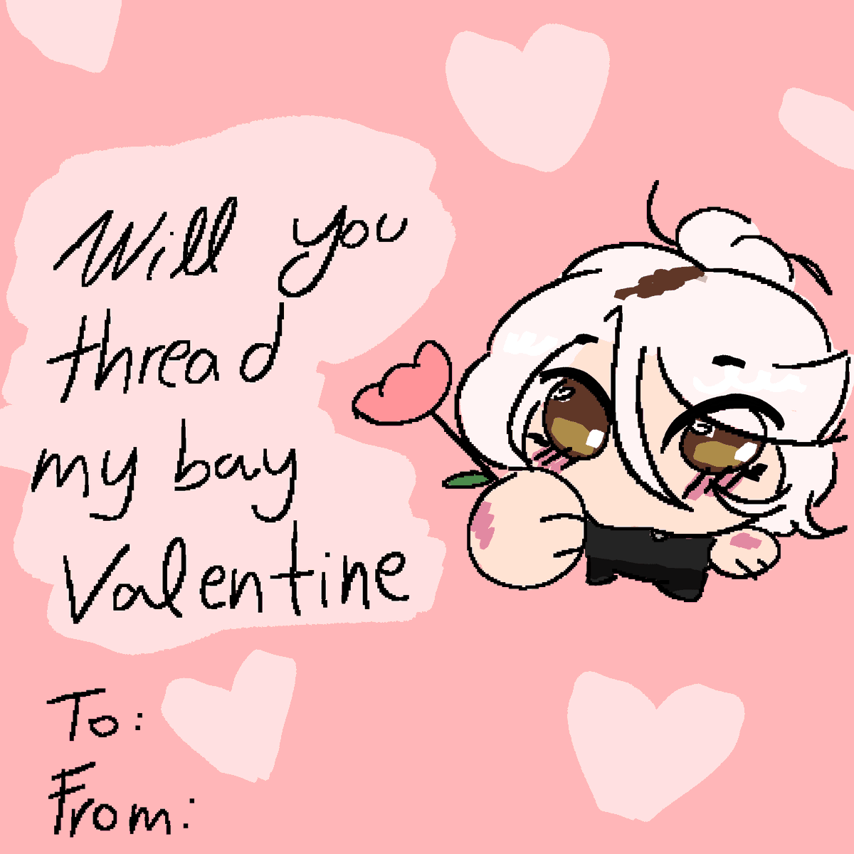 While the teams as busy as they can be it seems someone's here to give you something!
Happy valentines beloveds 🌷