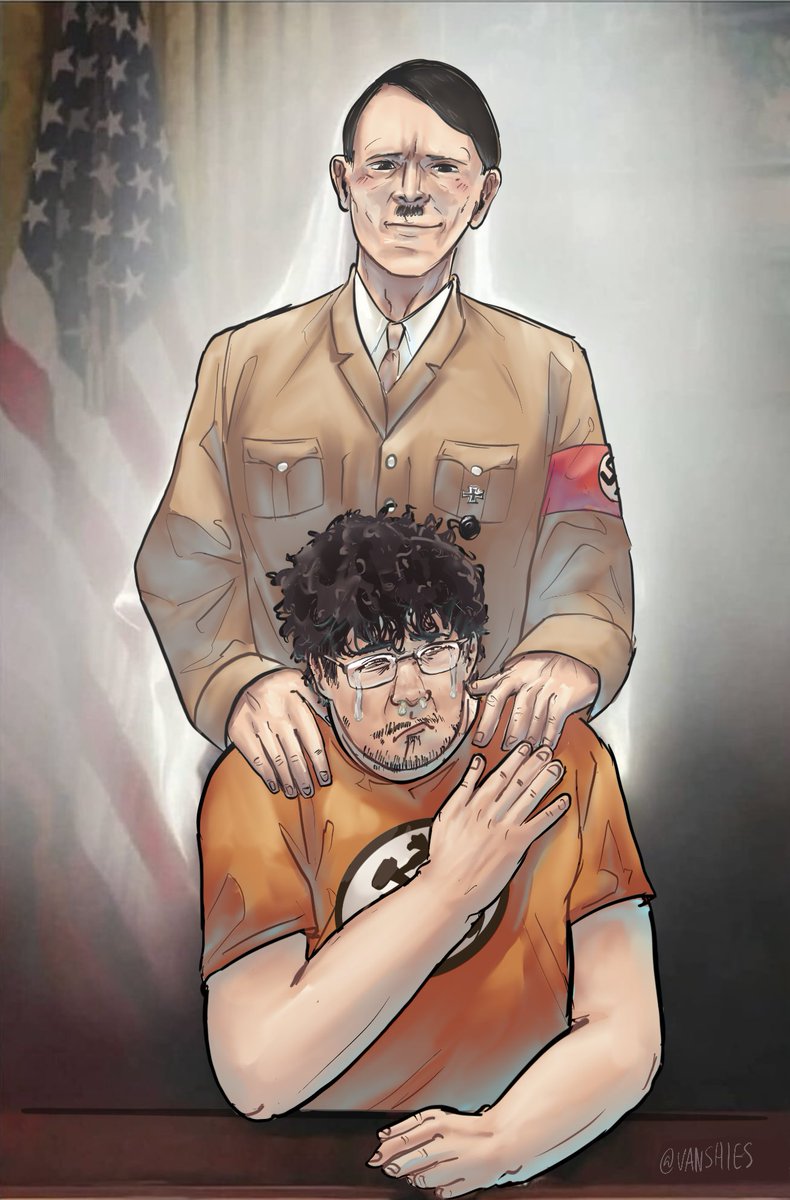 “Mein Führer, how do I even continue on like this? They’re making fun of me and I,, I have no one left.. 🤧🤧”

‘Do not vorry mein little chacob, it vill all pe offer zoon. CHust follow mein lead, mein child.” #intothechibiverse