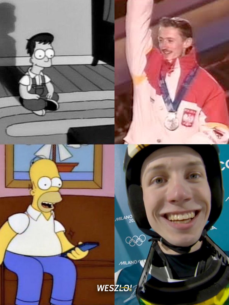 Małysz w 2002 roku: srebro i brąz
Tomasiak w 2026 roku: srebro i brąz