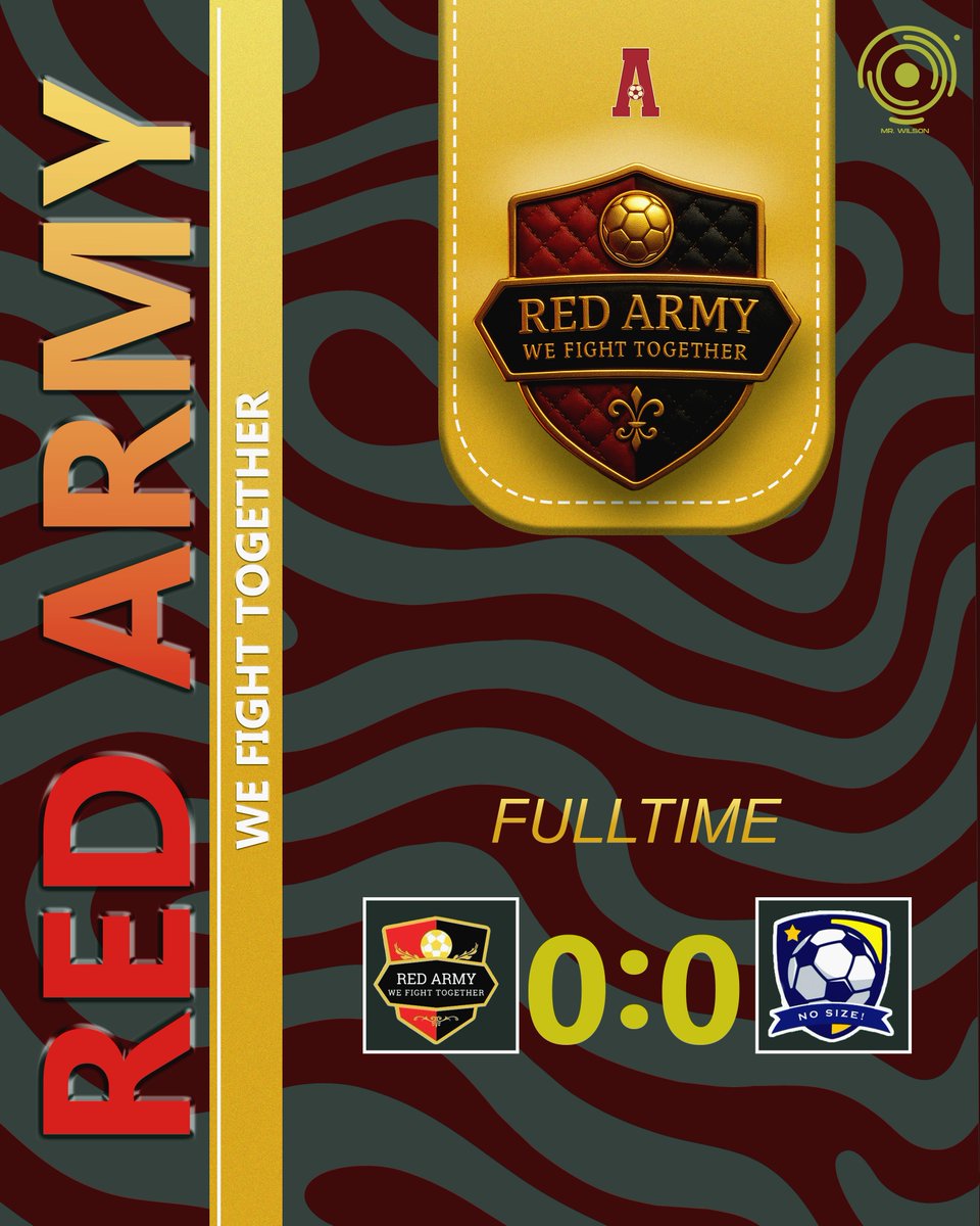 officalRedArmy's tweet image. Intent was clear.
Execution fell short.

Red Army 0–0 Elite.

Next Gameweek : vs Northside!