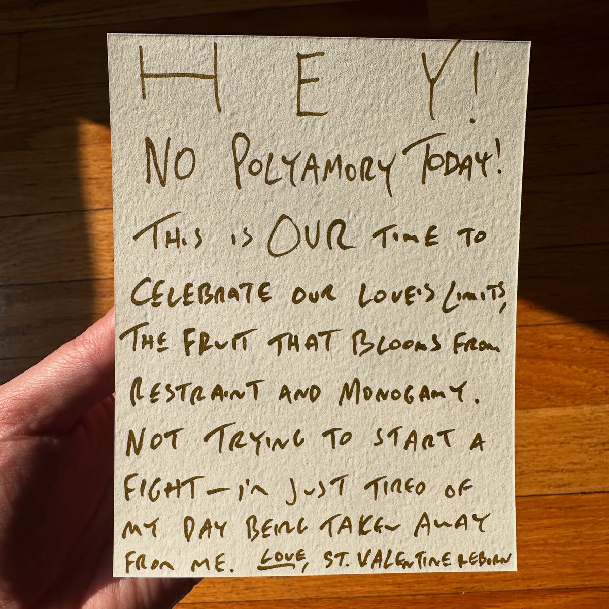 TimothyPlatt's tweet image. someone slipped this under my door this morning. seems like the rest of the building got similar messages. I really don’t agree.