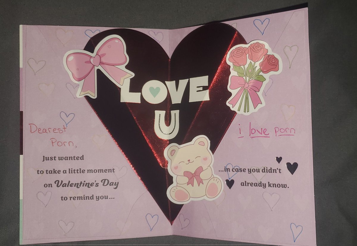happy valentines day, porn! i love u 🥰🥂