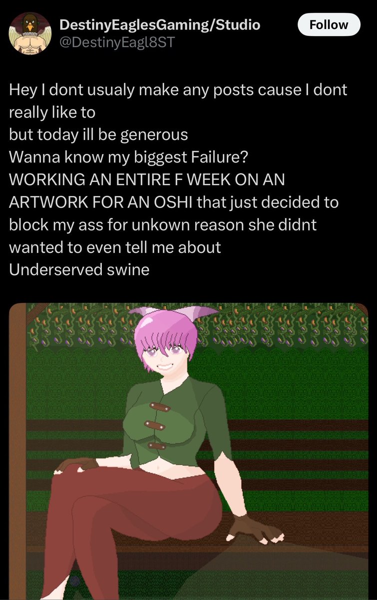 Please mass report this person. They have been harassing and just being downright parasocial to my friend. Mina does not deserve this