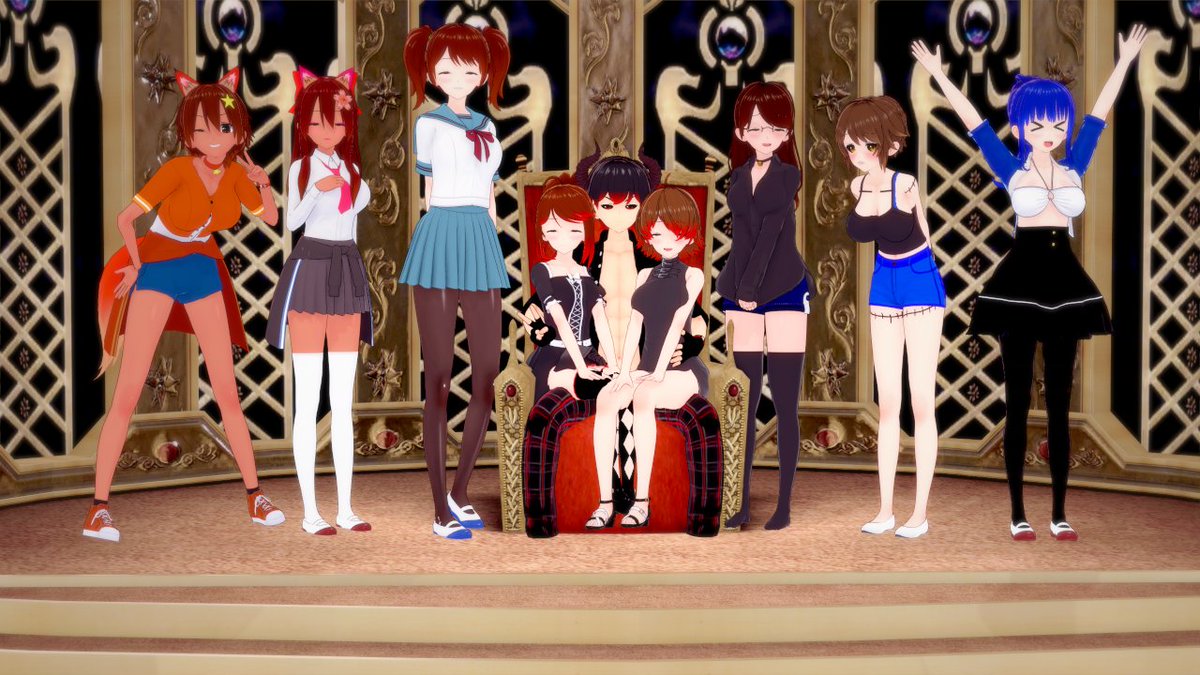 Ruka (M) is celebrating Valentines Day by doing a photo with Valentines and his daughters.

HAPPY VALENTINES DAY! 🖤❤️

Feat. (from left to right) <a href="/MinamotoStarla/">Starla Minamoto The Fox Vtuber🧡⭐️🦊</a>, <a href="/MinamotoMomoko/">Momoko Minamoto The Hedgehog 🩷🦔🌸</a>, <a href="/WrathfulJenna/">SnugglyJenna (Soon-to-be Vtuber) 🏳️‍⚧️</a>, <a href="/vCrunchy/">vCrunchy</a>, <a href="/ScaryVtuber/">Brain(Less)_Scarecrow🌽Vtuber🌽🔞</a>, <a href="/Kyonko_VT/">Kyonko_VT - 4th Anniversary Sub-a-thon! 💙❤️</a>