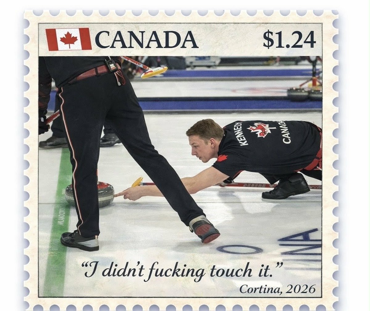 Liborio4's tweet photo. Some of the memes coming out of the Canada incident in Curling https://t.co/yrFZ6iNbl8