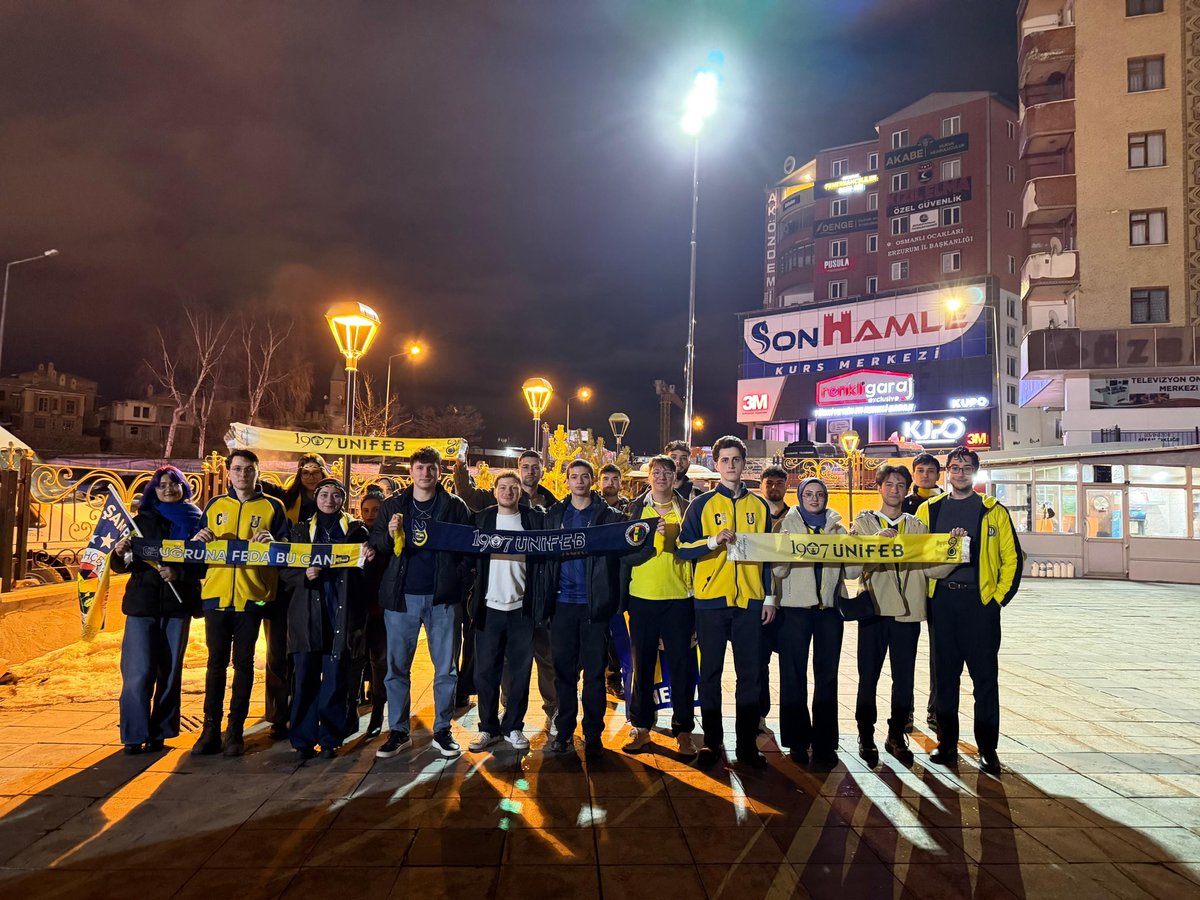 UFBAtaturk's tweet photo. 1907 ÜNİFEB Atatürk Üniversitesi örgütlenmesi olarak Fenerbahçe-Trabzonspor maç izleme organizasyonumuzu gerçekleştirdik. Katılan arkadaşlarımıza teşekkür ederiz. https://t.co/zEmu3FzYNM