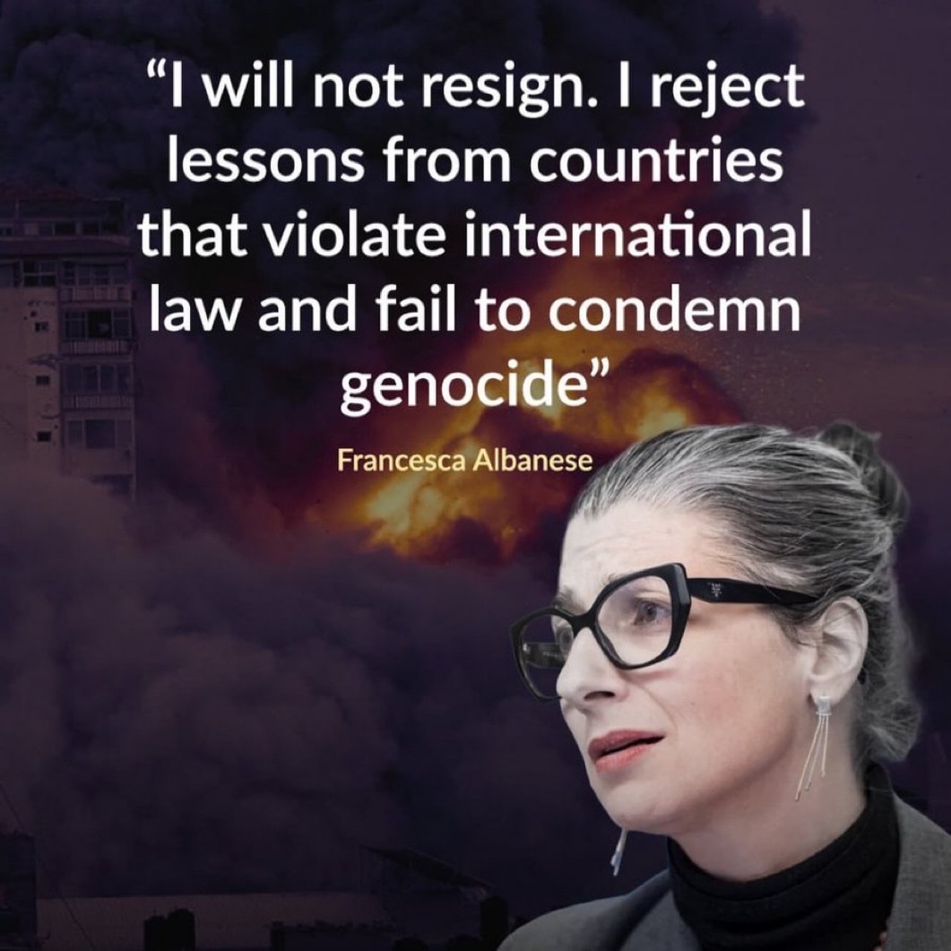 ShaykhSulaiman's tweet image. Do you support Francesca Albanese?