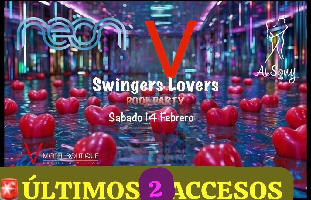 neonswclub's tweet photo. *❤️‍🔥👙SWINGER LOVERS POOL PARTY❤️‍🔥👙*
🚨💥ÚLTIMOS 2 ACCESOS🚨

❤️‍🔥 El maratón de sexo y amor 💘 
La fiesta del amor llega en Pool al NEON 💙

🗓Sábado 14 Febrero
⏰21:00 a 8:00 hrs.
📍V Motel Boutique NORTE!
💎By @neonswclub @alesony1122 
*🎟️ INCLUYE:*
🍾Barra Libre. (21 a 24 hrs o Hasta agotar existencia) Whisky, Ron, Tequila, Brandy y Vodka
🍱🌭Snacks & Comida.
🏊🏼‍♂️ Alberca Techada con Tobogán y Jacuzzi.
🛋️ Sala Lounge
🍀 Roof Garden
🥤🧊Vasos y Hielos.
🍾BYOB. Puedes traer también la botella y mezcladores de tu preferencia.
🎧DJ DualSw

👫 Cupo Limitado a 20 Parejas.

📲 5550728476 @neonswclub 
 
 *💳Solicita los datos de depósito para tu reserva!*

💳💥ACEPTAMOS TODAS LAS TARJETAS 💳 💎

@Georgeandsoul @PJuguetones @Beyswdf1 @BisexygirlSW @DiabloSWxxx @parswdelvalle