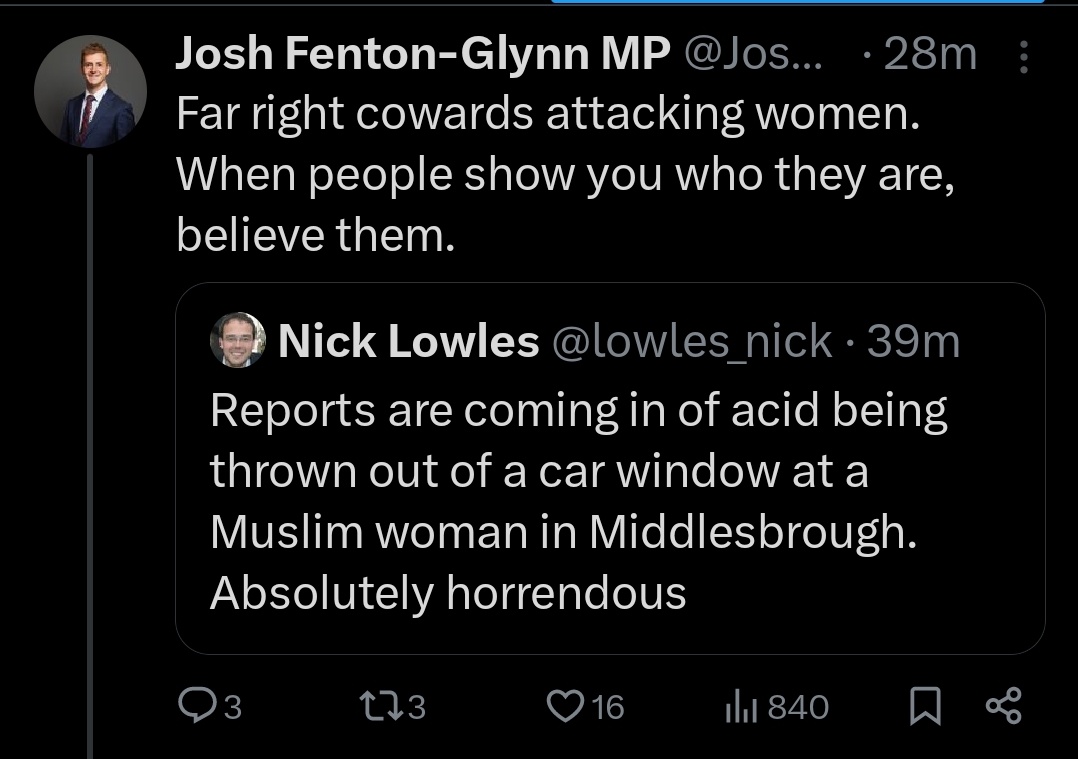EpicureanCat's tweet image. At least Rupert Lowe tells the truth. Which is more than you and your little Labour fan-boy seem to be capable of.