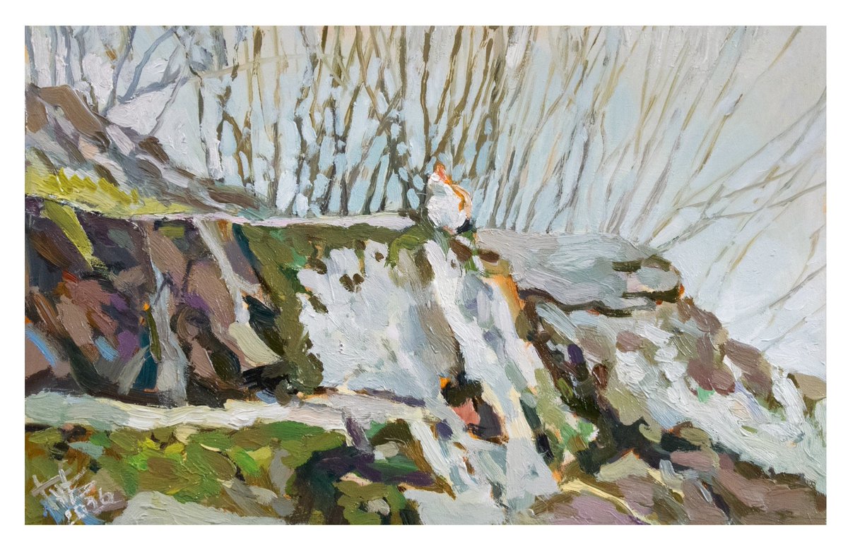 Oil on hardboard 🧡 
19x30 
Available on Etsy