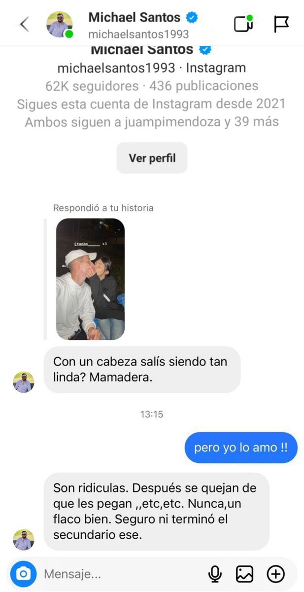Por dios estoy viendo historias de instagram y cada dos segundo me convierto en él