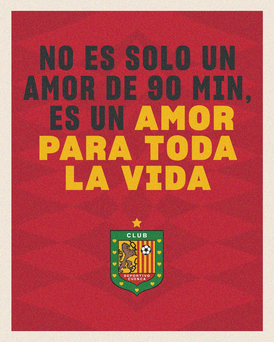 DCuencaOficial's tweet photo. Prometieron estar en las buenas…
y sobre todo en las malas 💪🏻🦁

Porque este amor nunca se negocia

Feliz día del amor, a la hinchada del más fiel del país ❤️🖤 https://t.co/bGNxWR4He1