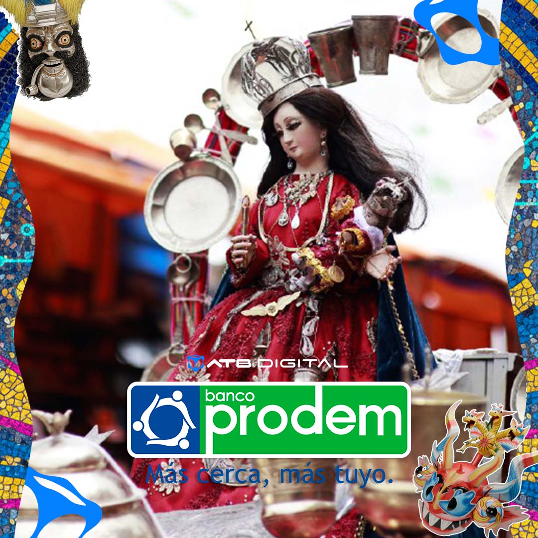EnConexionbol's tweet photo. 🥳Vive el Carnaval de Oruro por ATB es una cobertura especial que lleva a los hogares bolivianos y del mundo todos los detalles del majestuoso evento.
Auspicia: Banco Prodem
#Carnaval #Oruro #Caporales #danza #peregrinación https://t.co/4Jl9bM32nC