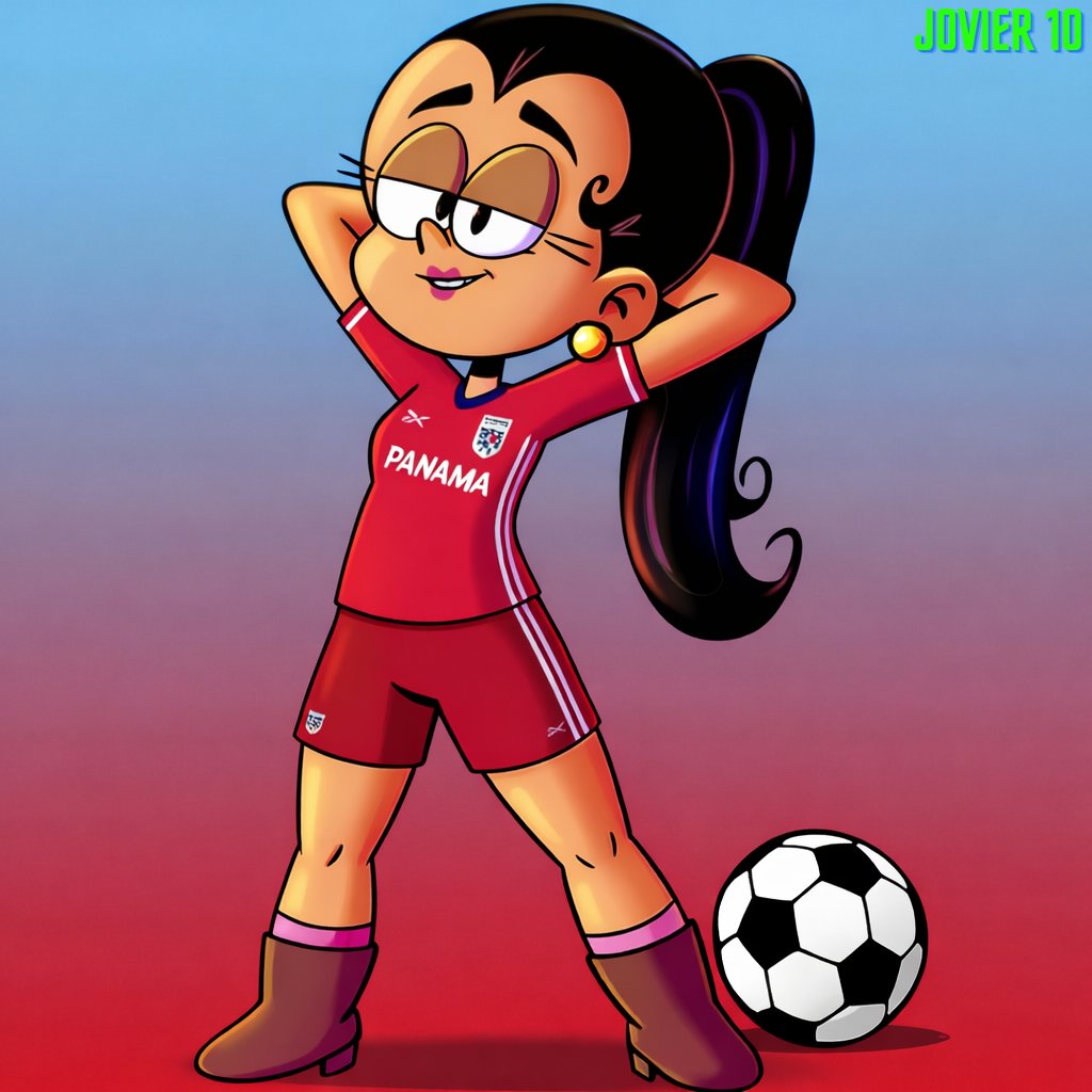 En el dia de hoy le deseo un muy feliz  cumpleaños a <a href="/ImNayucito74/">Nayu (OPEN COMMISSIONS)</a> y de regalo te hice esta carlota con la equipación de panama. Y de paso que tengan un feliz san valentin 🎉❤️ 🇵🇦

#TheLoudHouse #CarlotaCasagrande #ValentinesDay