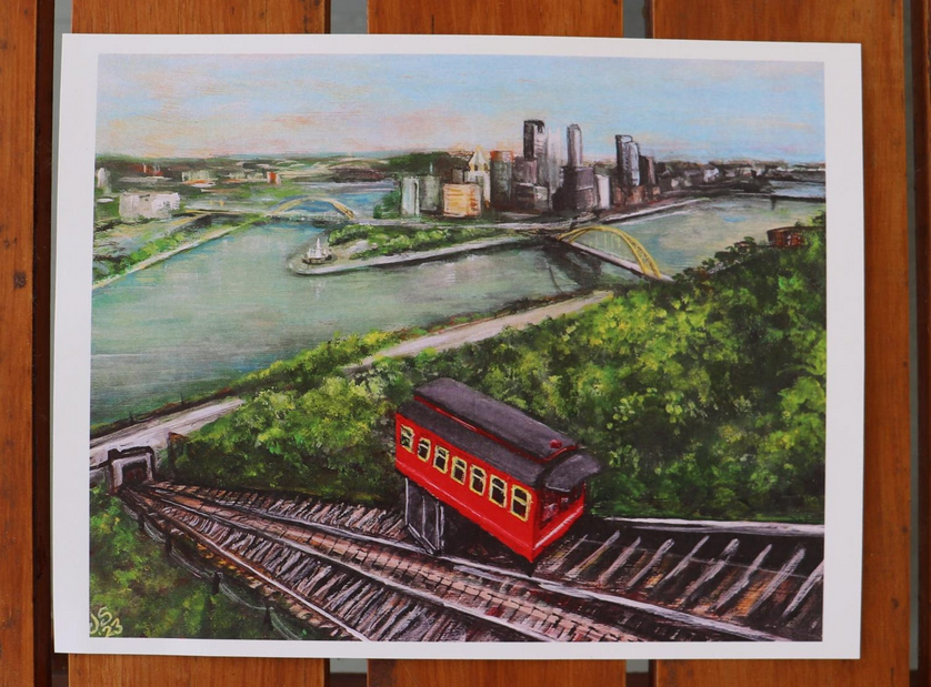 The Duquesne Incline
art print

jschulerart.etsy.com/listing/431311…

#painting #Pittsburgh #incline #cityscape #artprint