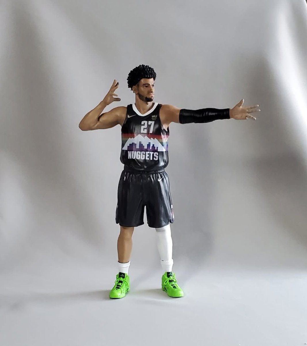 5 years ago, I made this statue for our All-Star, The Blue Arrow!   🏹🏹🏹 <a href="/BeMore27/">Jamal Murray</a> 🤘 <a href="/nuggets/">Denver Nuggets</a> #MileHighBasketball