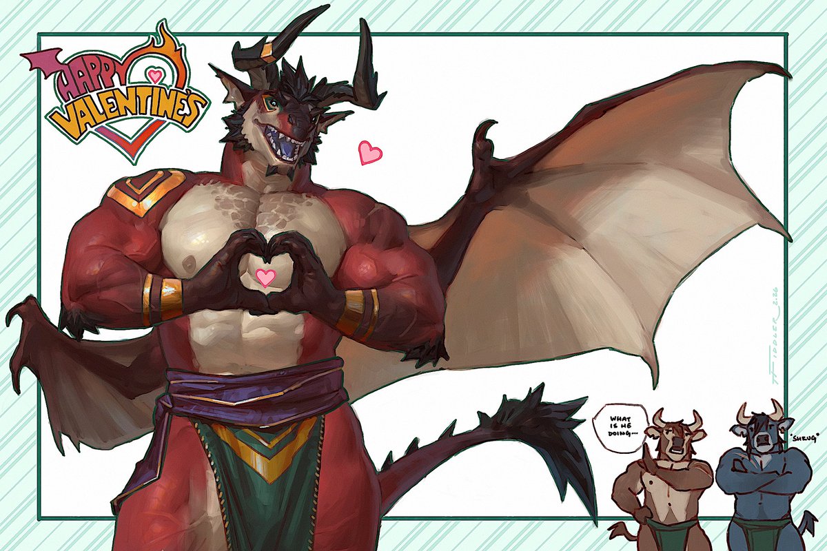 Happy Valentine’s Day!🐉❤️‍🔥
