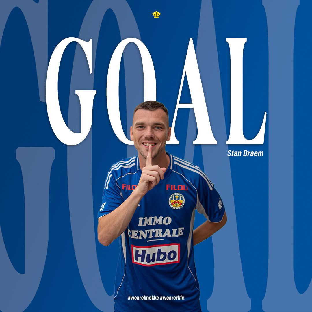 45’ | GOOOOOAAAAAL!!

Op slag van rust brengt Braem ons op voorsprong, 0-1! 😍

#weareknokke #wearerkfc