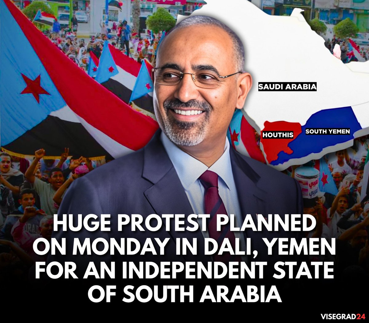 A massive protest will take place on Monday in Dali in Yemen.

The protest is against the internationally recognized PLC government and for the establishment of the independent state of South Arabia.

The protest comes after the leader of the Southern Transitional Council (STC),
