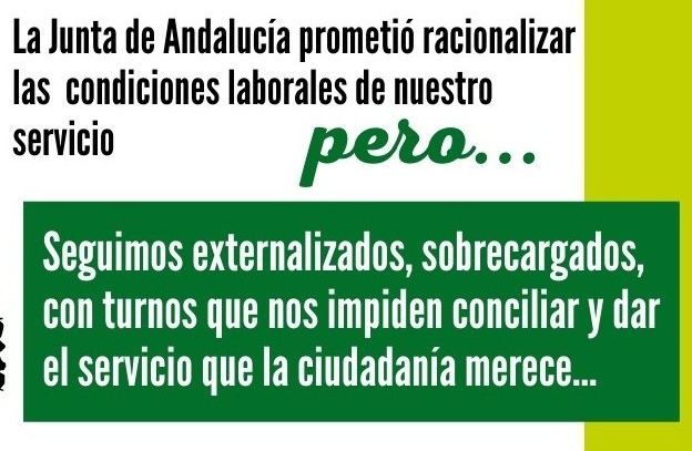 Trabajadora112's tweet photo. @eliasbendodo @JuanMa_Moreno Sr @antoniosanz seguimos con Precariedad Laboral y #Emergencias112Andalucía no dejará de luchar por las mejoras de las condiciones de trabajo de las compañeras
‼️Seguimos buscando las #CondicionesDignas112And #SinExcusas112And #EmpleoPublico112
No dejen atrás al 🆘1️⃣1️⃣2️⃣☎️ https://t.co/JEX06WMofD