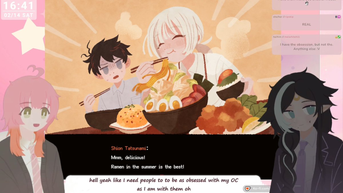 <a href="/spuwkie/">Spuwkie 🌙🪻</a> ramen truly is the best....
this game was so good!! (i was scared .. many times... but it was all worth it!!)

thank you so much for coming by today!! and big thank you to spuwkie for joining me for this adventure~ 🩷🩷