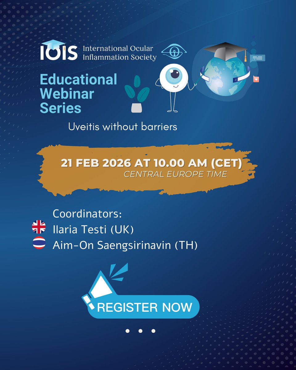 IOIS - International Ocular Inflammation Society tweet media