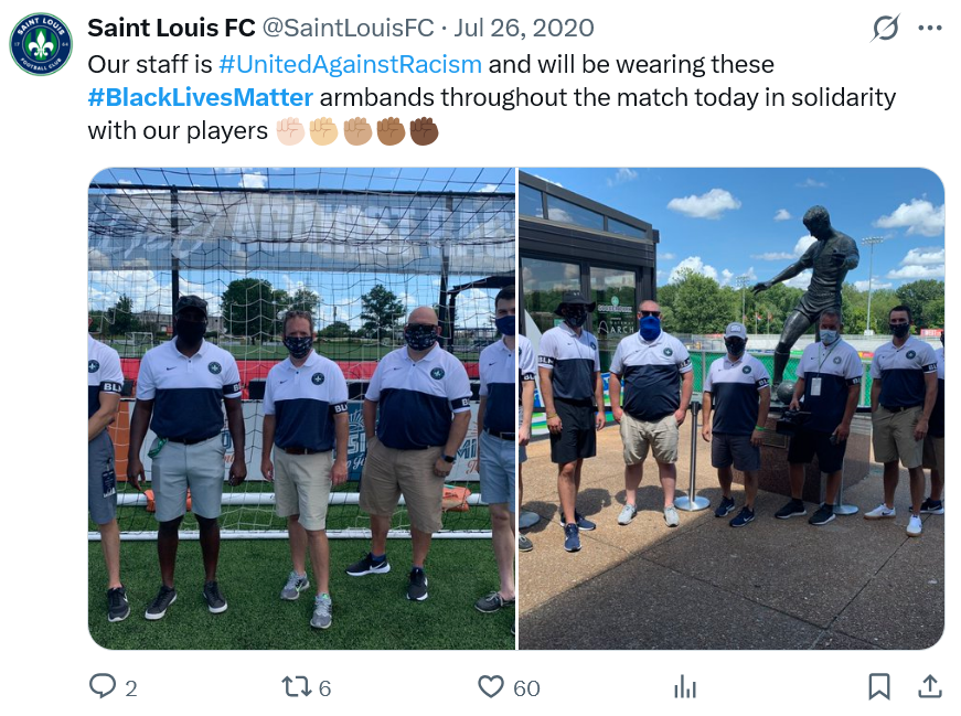 davidmsimpson's tweet photo. I also miss Saint Louis FC. https://t.co/12Wj1g8uzd