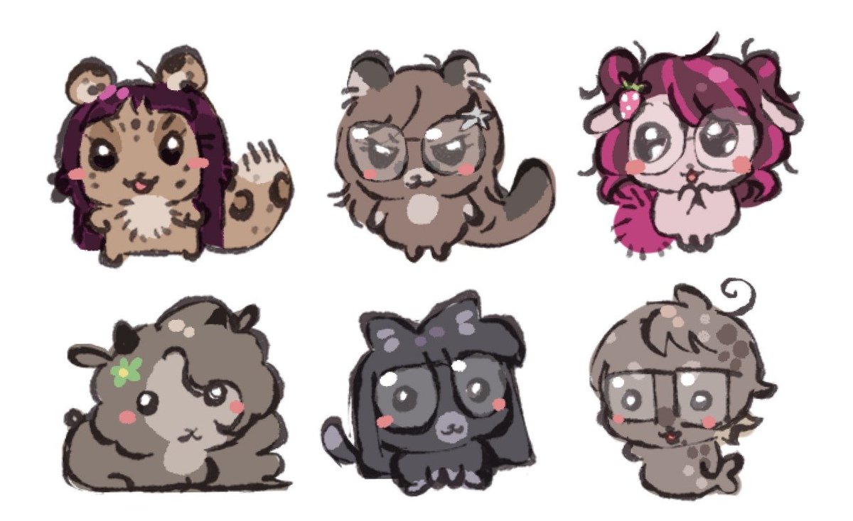 i turned my friends into little critters !!!!!!