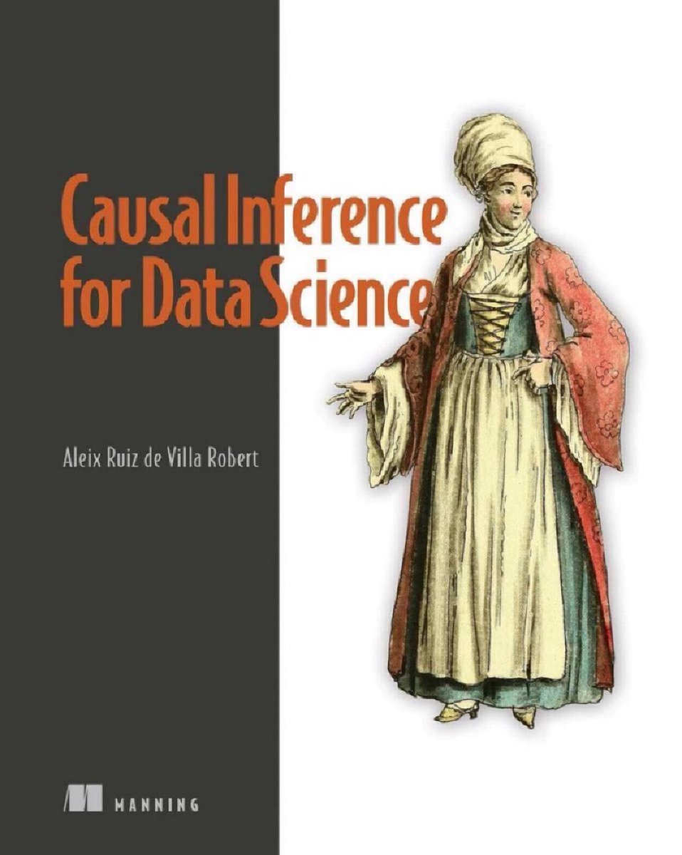 KirkDBorne's tweet photo. Causal Inference for #DataScience : https://t.co/XJq0joZzxc via @ManningBooks
——————
#Statistics #MachineLearning #DataScientist #PrescriptiveAnalytics #PredictiveAnalytics #Analytics #ABTesting https://t.co/bJPFlGJNRm