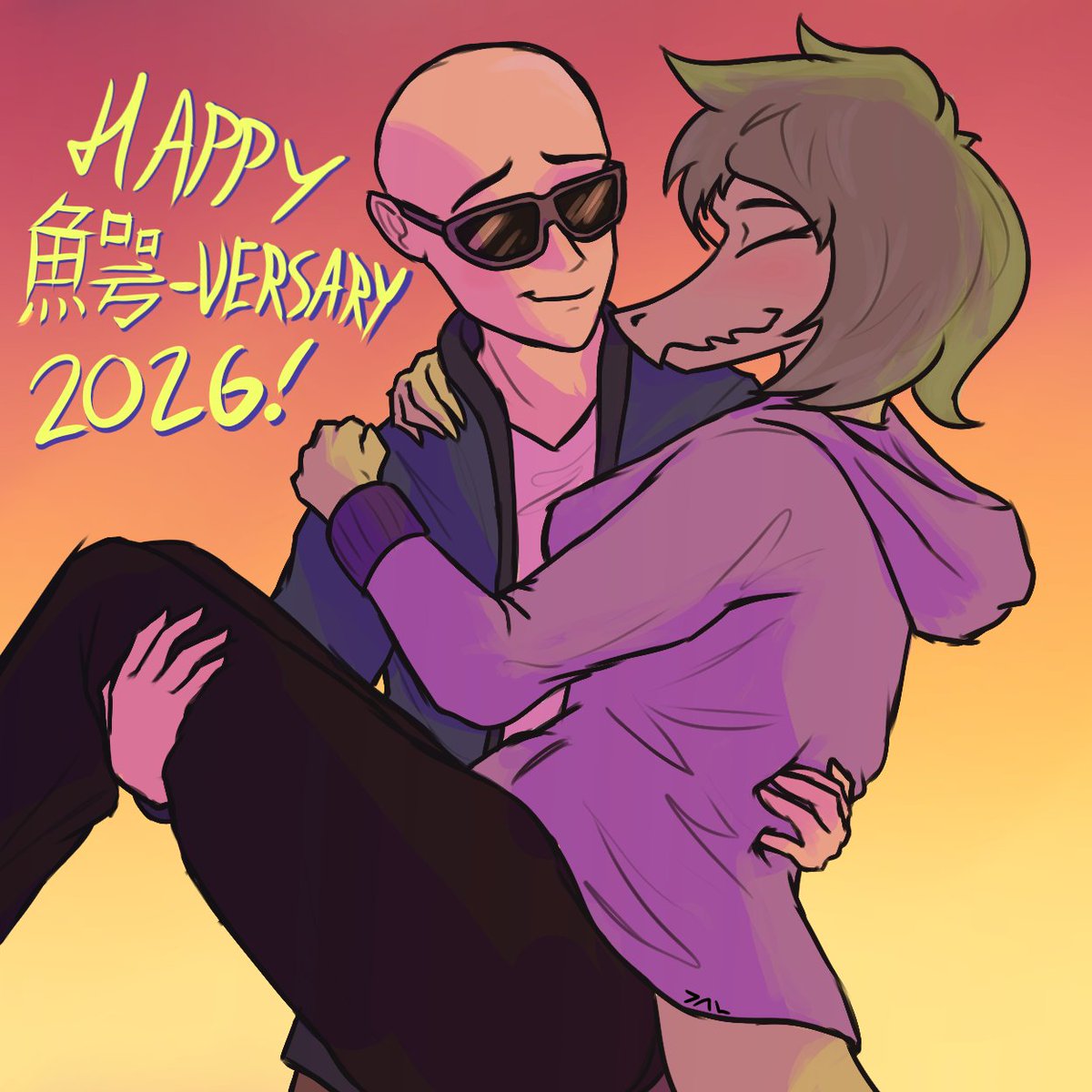 Happy 2nd Waniversary — And a wonderful Valentine's Day to you all 💚

#iwanihugthatgator #snootgame