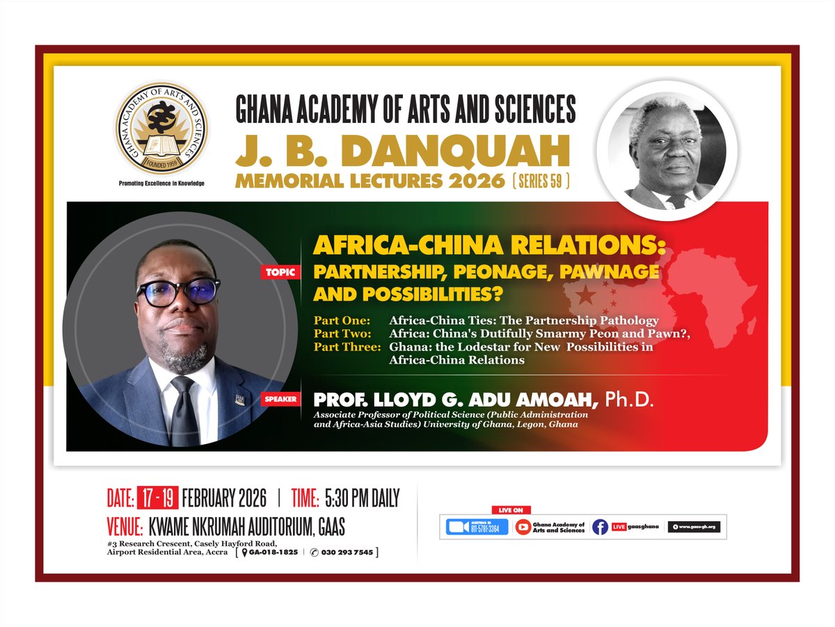 Ghana Academy of Arts and Sciences tweet media