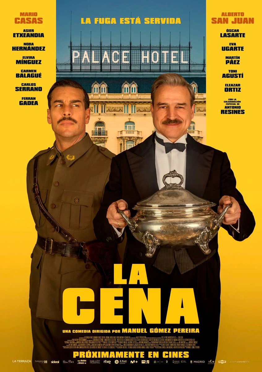 Una película formidable, con ecos evidentes del Lubitsch de "Ser o no ser". "La cena", mitad comedia mitad retrato de la España de ayer y de siempre, me ha dejado aplaudiendo y con ganas de más.
La mejor película que he visto de Gómez Pereira.