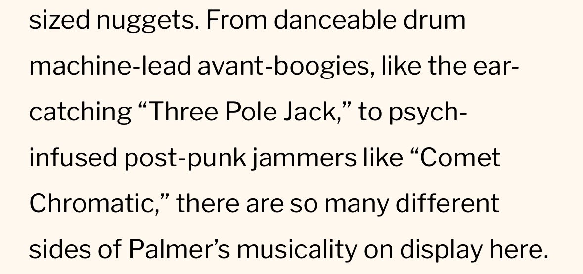 very kind words from Record Crates United! recordcratesunited.com/2026/02/13/ste…

a highly highly aspirational descriptor:

“a true feast for the ears for anyone who ever wished for a more kosmische take on the music of bands like Television”

you know where it is, its stevepalmer.bandcamp.com