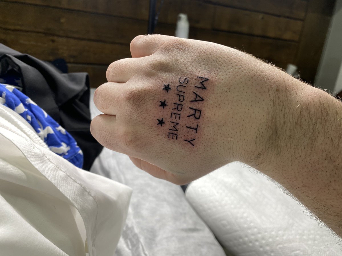 On that permanent marty supreme jacket shit