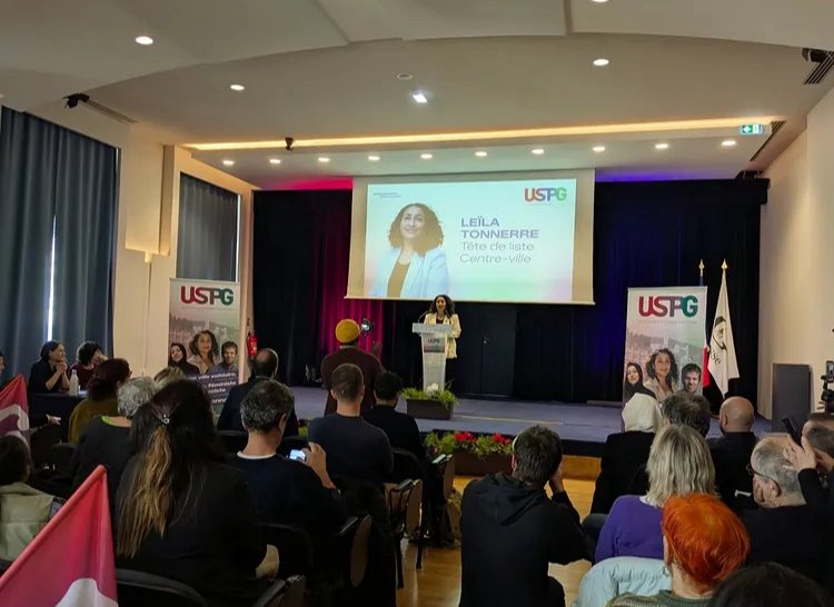 Aujourd'hui, à <a href="/villedegrasse/">Ville de Grasse</a>, pour apporter mon soutien à Leïla Tonnerre, tête de liste du Nouveau Front Populaire. 

<a href="/mbompard/">Manuel Bompard</a> était également présent, nous avons pu échanger sur plusieurs sujets importants. 😊😉