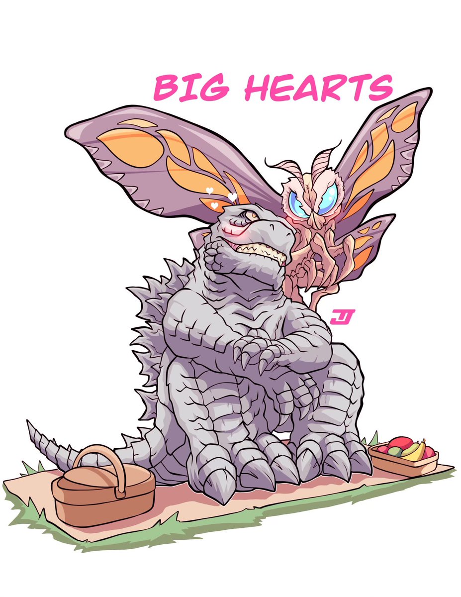 Happy Valentine’s Day !! 💘 #Godzilla #Mothra