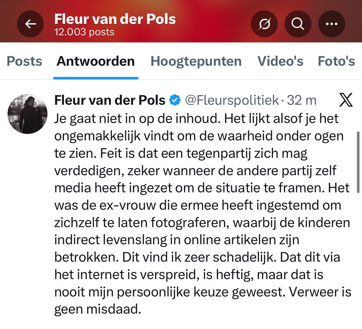NDikkeboom's tweet image. Het zoveelste bewijs van de smerige, valse en kwaadaardige posts van @Fleurspolitiek: 

De ex-vrouw liet zich niet fotograferen, er werd een stock-foto gebruikt. 

#laster #tijdvooreenaangifte #dewareFleur
