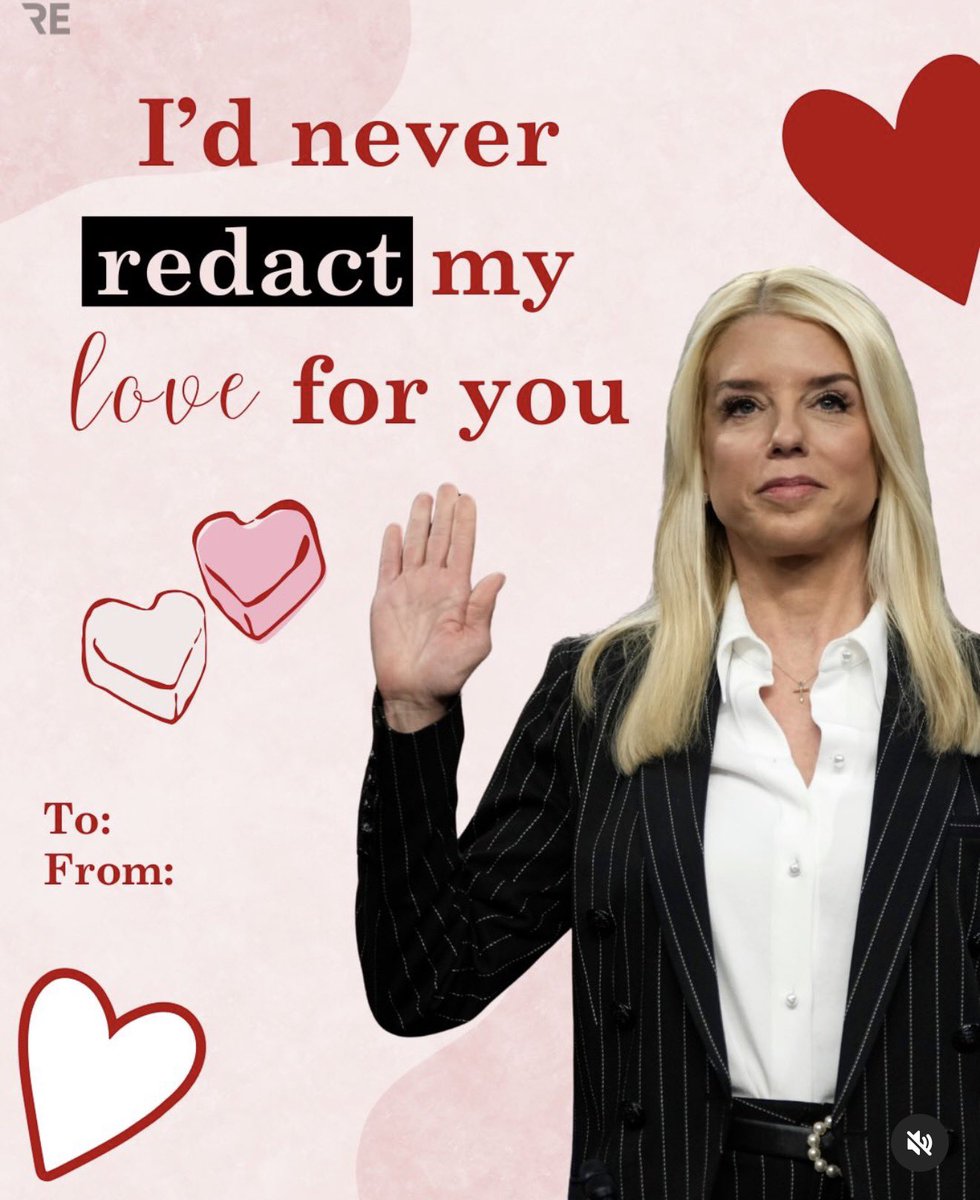 KingProgressive's tweet photo. Dear @PamBondi #ValentinesDay #MAGA #pedoprotect #USA #MAGACult #EpsteinFiles and @FBIDirectorKash uh be a ❤️ and go after powerful pedos ahem like 🍊 https://t.co/niKE2hpBkz