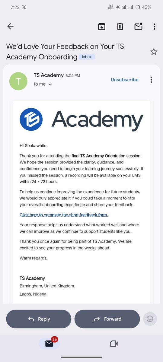I couldn't join the final orientation session live 
Today Some challenges came up and network issues made it impossible to stay connected.  But this evening I watched the full recording and it was still amazing!  The energy from the facilitator, the roadmap for the Phoenix 2026
