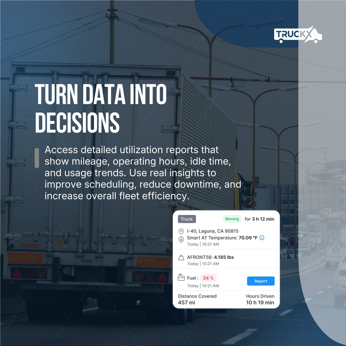 With TruckX wired asset tracking, fleets get real time visibility into trucks and trailers to improve efficiency and reduce downtime. Link: bit.ly/482aF6t
#TruckX #FleetManagement #ELDCompliance #TruckingLife #FMCSA #AmericanTrucking #ELDMandate #FleetTechnology