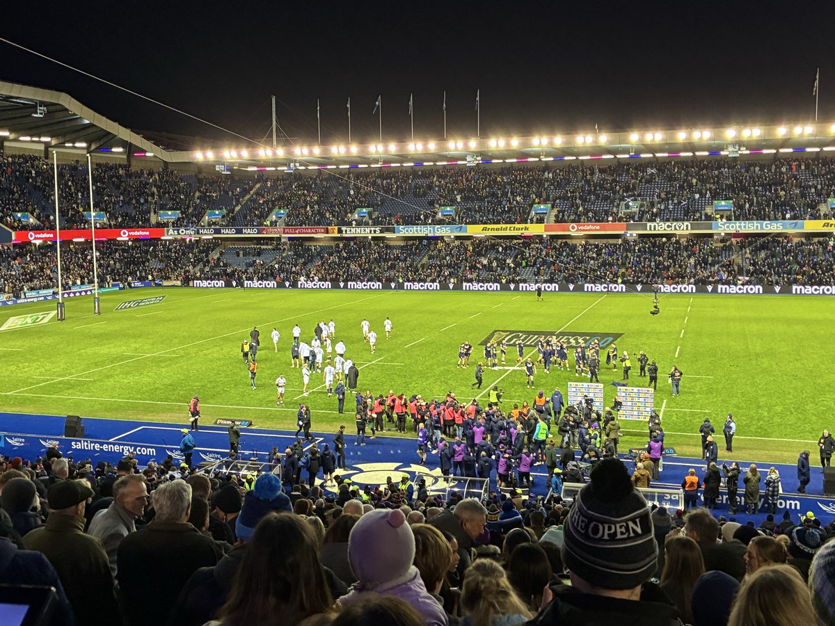 Pleasure to call a barnstorming Scotland performance full of heart and skill.

A complete thrill 🏴󠁧󠁢󠁳󠁣󠁴󠁿🎙️