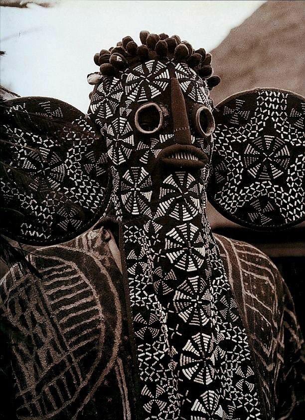 Ritual Mask Of The Bamileke People Of Mali