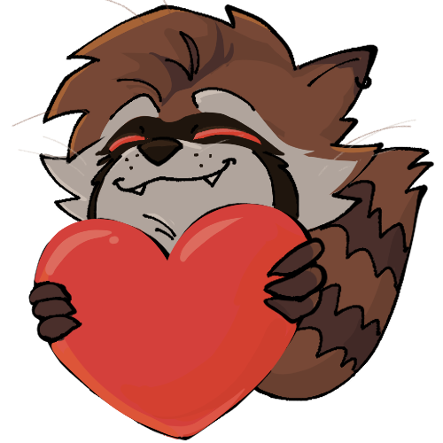 Happy Valentines Day everyone!!
Know that Rocket loves yer all <3