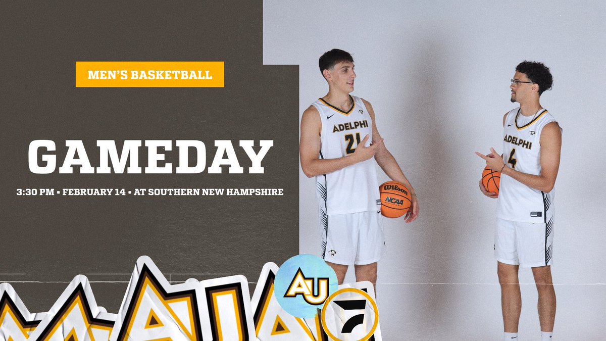 Adelphi Men's Basketball tweet media