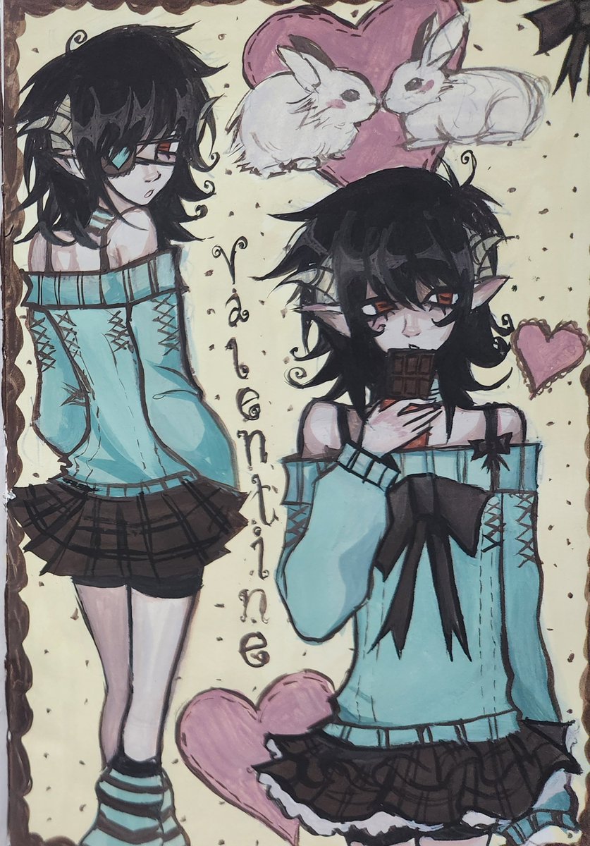 chocomint valentine #oc