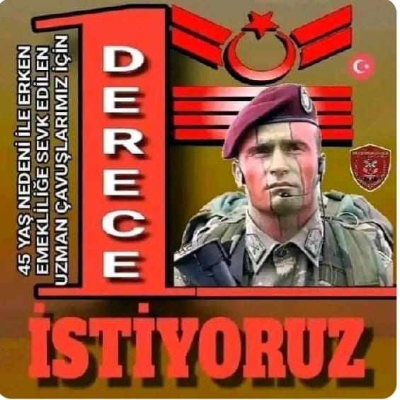 <a href="/TamerAc212211/">Tamer Aşcı</a> <a href="/ibrahim_0634/">İbrahim Akduman (1)</a> <a href="/slamGKSAL127401/">GÖKSAL</a> <a href="/Albayrak718007/">Albayrak</a> <a href="/akcaa158/">Ali -A-K-C-A-</a> <a href="/MuratNR3/">Murat ÖNÜR</a> <a href="/RTErdogan/">Recep Tayyip Erdoğan</a> <a href="/MHP_Bilgi/">MHP</a> <a href="/MhpTbmmGrubu/">MHP TBMM Grubu #MHP</a> <a href="/dbdevletbahceli/">Devlet Bahçeli</a> <a href="/yasaryldrmMHP/">Yaşar Yıldırım</a> <a href="/buyukataman/">İsmet Büyükataman</a> <a href="/erkanakcay45/">Erkan Akçay</a> <a href="/E_SemihYalcin/">E. Semih Yalçın</a> <a href="/sadirdurmaz/">Sadir Durmaz 🇹🇷</a> <a href="/UlviYonter/">Dr.İzzet Ulvi YÖNTER</a> <a href="/ismailozdemirrr/">İsmail ÖZDEMİR 🇹🇷</a> <a href="/muharremvarli01/">Muharrem VARLI</a> <a href="/AyseSibelErsoy/">Ayşe Sibel Ersoy🇹🇷</a> <a href="/MehmetTaytakMHP/">Mehmet Taytak</a> <a href="/MevltKarakaya25/">Mevlüt Karakaya</a> <a href="/TEMUD_2024/">Türkiye Emekli Uzman Erbaşlar Derneği (TEMUD)</a> <a href="/alitilkici38/">Ali Tilkici 🇹🇷</a> <a href="/55erhanusta/">Dr. Erhan Usta</a> <a href="/ahmetyarici31/">Ahmet YARICI</a> <a href="/alimahir/">Ali Mahir Başarır</a> <a href="/av_gundogan/">Av. Ali Erdem GÜNDOĞAN</a> <a href="/bbpgenelmerkez/">BÜYÜK BİRLİK PARTİSİ</a> <a href="/burhanduran/">Burhanettin Duran</a> <a href="/cemacikgozz/">Cem Açıkgöz</a> <a href="/cemkucuk55/">Cem Küçük</a> <a href="/tcsavunma/">T.C. Millî Savunma Bakanlığı</a> <a href="/tcbestepe/">T.C. Cumhurbaşkanlığı</a> <a href="/TC_icisleri/">T.C. İçişleri Bakanlığı</a> <a href="/_cevdetyilmaz/">Cevdet Yılmaz</a> <a href="/TBMMGenelKurulu/">TBMM Genel Kurulu</a> <a href="/Akparti/">AK Parti</a> <a href="/nacibostanci/">M. Naci Bostancı</a> <a href="/akbasogluemin/">Av. M.Emin AKBAŞOĞLU 🇹🇷</a> <a href="/AliYerlikaya/">Ali Yerlikaya</a> <a href="/mustafaelitas/">Mustafa Elitaş</a> <a href="/memetsimsek/">Mehmet Simsek</a> 2016 yılında 6656 sayılı kanunla lise dengi okul mezunu astsubaylara 3600 EK gösterge verebilmek için 1'derece iyileştirmesi yapıldı
Üzerine 2022 yılında 1 kademe verdiniz
45 yaş nedeniyle hak kayıpları yaşatarak zorla emekli edilen #UzmanÇavuş'lara #BirDerece'yi çokmu  gördünüz?